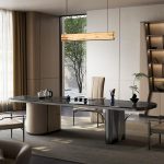 Stone coffee tables offer contemporary elegance that captivates.