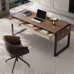 Modern Minimalist All-in-One Office Desk