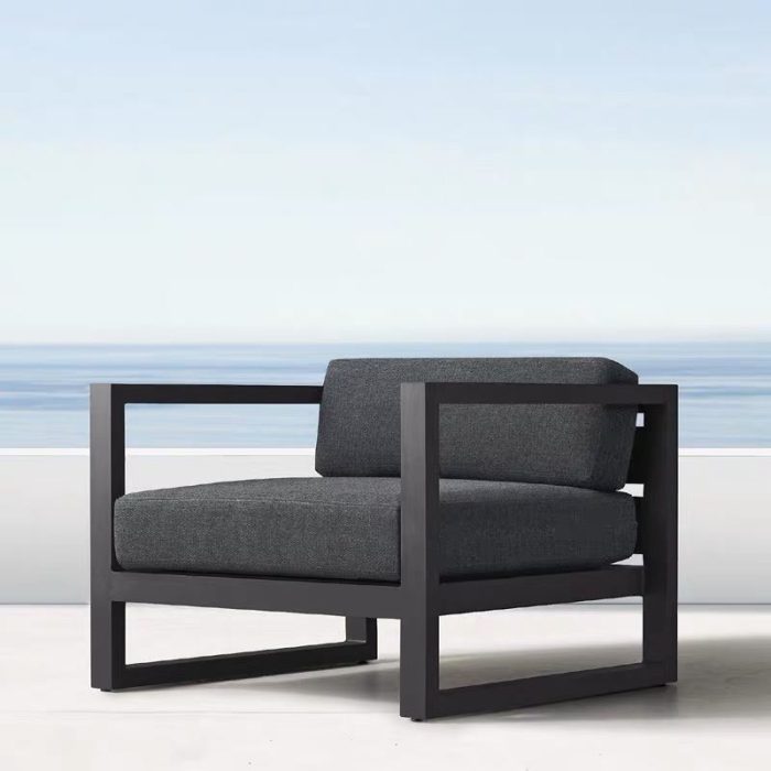 Modern Minimalist Aluminum Sofa