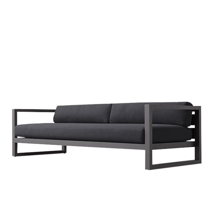 Modern Minimalist Aluminum Sofa