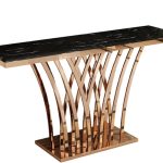 Modern Stainless Steel Base for Entryway Tables