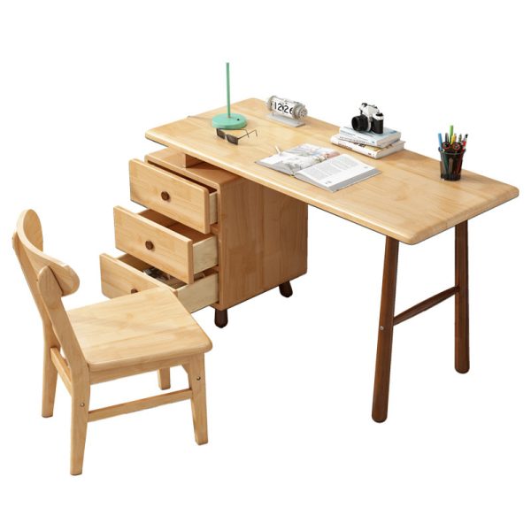 Kids' Solid Wood Study Desk