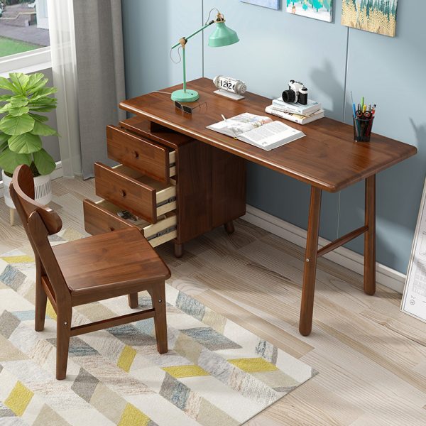 Kids' Solid Wood Study Desk