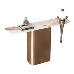 Stainless Steel Base for Entryway Tables, Easy to Install
