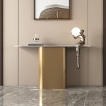 Stainless Steel Base for Entryway Tables, Easy to Install