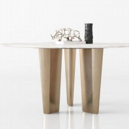 Stainless Steel Table Legs with Anti-Tip Design – Ensures Safety in High-Traffic Areas