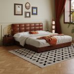 Modern Minimalist Solid Wood Bed Frame