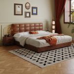 Modern Minimalist Solid Wood Bed Frame