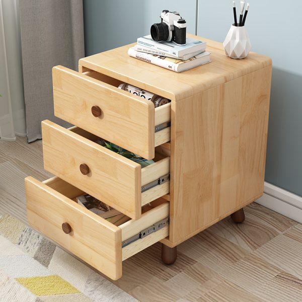 Solid Wood Nightstand