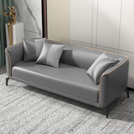 Modern Minimalist Tech Fabric Sofa – Sleek Design and Advanced Comfort