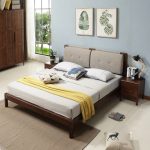 Experience Scandinavian serenity with this Nordic wooden bed.