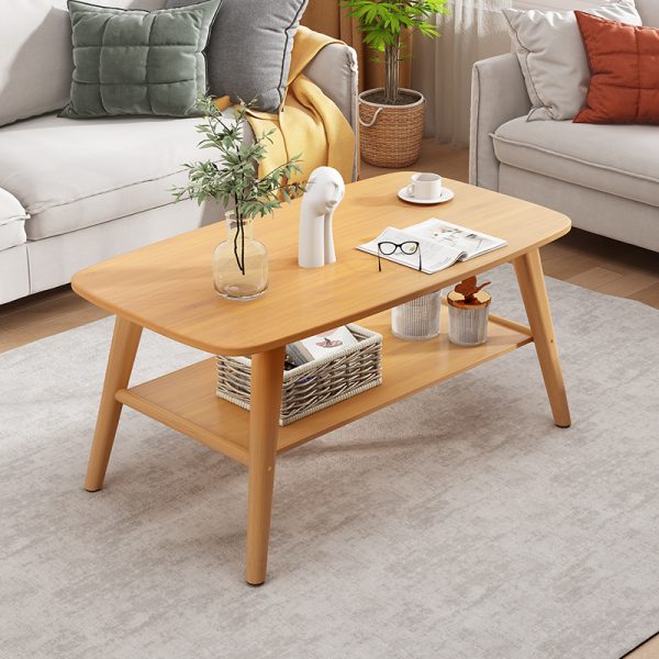 Modern Nordic Solid Wood Coffee Table