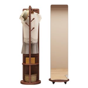 Modern Nordic Solid Wood Dressing Mirror