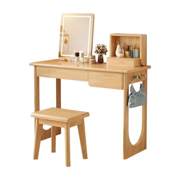 Modern Nordic Solid Wood Dressing Table 