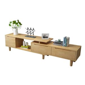 Modern Nordic Solid Wood Extendable Cabinet 