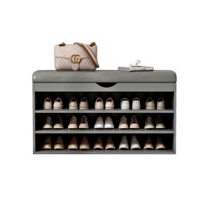 Modern Nordic Solid Wood Shoe Cabinet