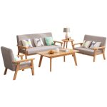 Modern Nordic Solid Wood Sofa