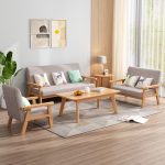 Modern Nordic Solid Wood Sofa