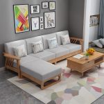 Modern Nordic Solid Wood Sofa - New Edition