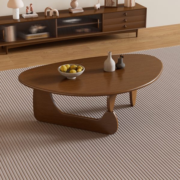 Modern Nordic Solid Wood Triangle Coffee Table