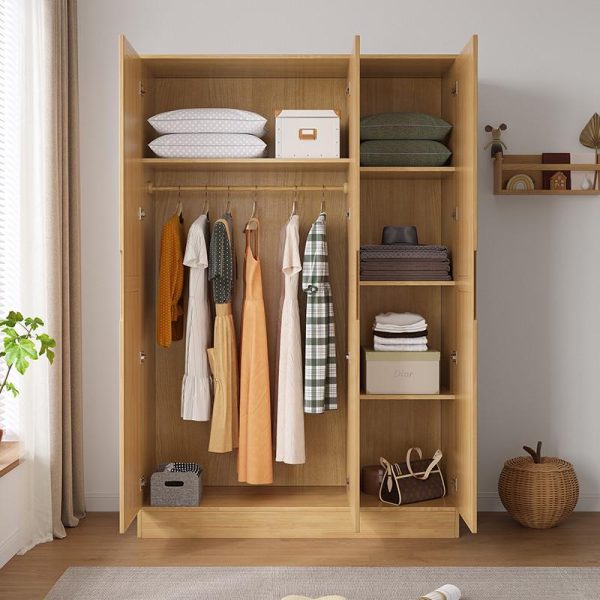 Modern Nordic Solid Wood Wardrobe