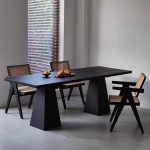 Modern Scandinavian Marble Dining Table & Chair Set for Wholesale