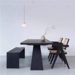 Modern Scandinavian Marble Dining Table & Chair Set for Wholesale