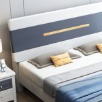 Modern Scandinavian Solid Wood Double Bed