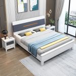 Modern Scandinavian Solid Wood Double Bed