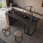 Experience modern luxury with sophisticated stone coffee tables.