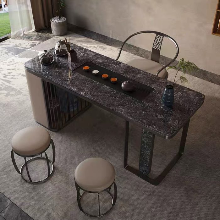 Experience modern luxury with sophisticated stone coffee tables.