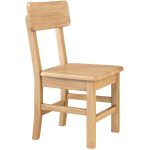 Durable Dovetail Joint Dining Chair with Backrest