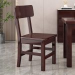 Durable Dovetail Joint Dining Chair with Backrest