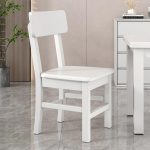 Durable Dovetail Joint Dining Chair with Backrest