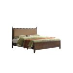 Experience timeless beauty with the vintage rubberwood solid bed.