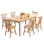 Nordic Cross-Leg Dining Table - Elegant Scandinavian Design for Wholesale Suppliers