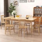 Nordic Cross-Leg Dining Table - Elegant Scandinavian Design for Wholesale Suppliers