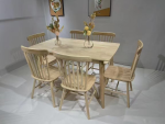 Nordic Cross-Leg Dining Table - Elegant Scandinavian Design for Wholesale Suppliers