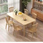 Nordic Cross-Leg Dining Table - Elegant Scandinavian Design for Wholesale Suppliers
