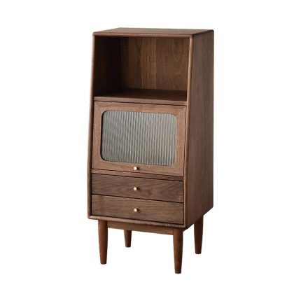 Nordic Light Luxury Solid Wood Storage Cabinet  