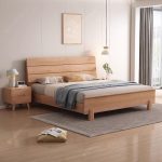 Nordic Minimalist Ash Wood Bed Frame