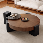 Nordic Minimalist Glass Coffee Table and TV Cabinet Set for Wholesale