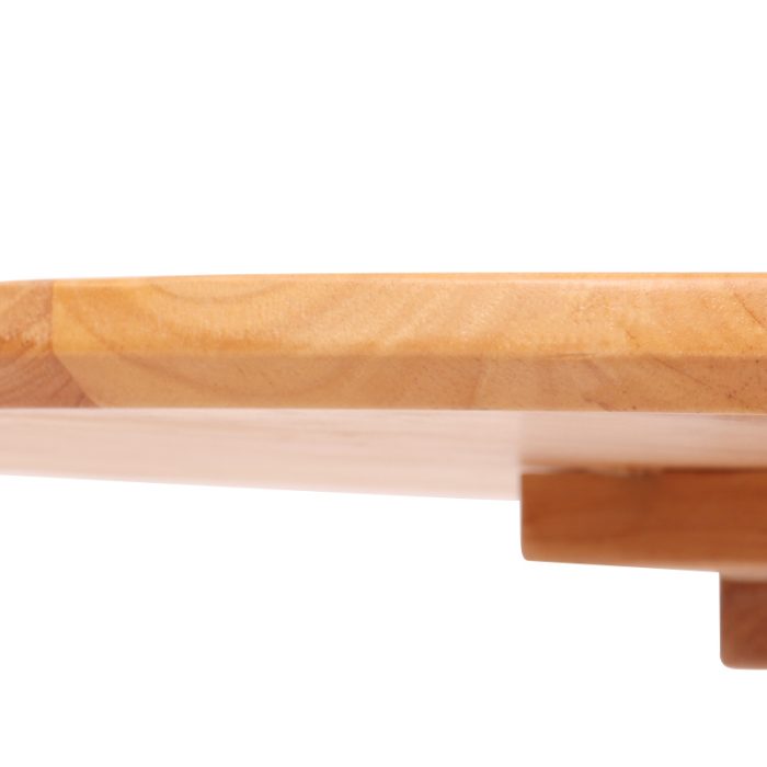 Nordic Minimalist Solid Wood Round Coffee Table for Elegant Spaces