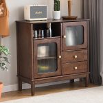 Nordic Solid Wood Multifunctional Storage Cabinet