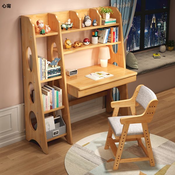 Eco-Friendly Children's Bookcase & Counter Unit 