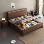 Scandinavian Solid Wood Bed Frame