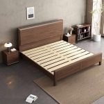 Scandinavian Solid Wood Bed Frame