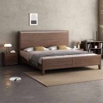 Scandinavian Solid Wood Bed Frame