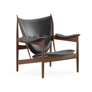 Scandinavian Wooden Armrest Lounge Chair