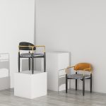Carbon Steel Frame Chairs with High-Density Foam Cushions for Wholesale-XBK-Q1 Stainless Steel